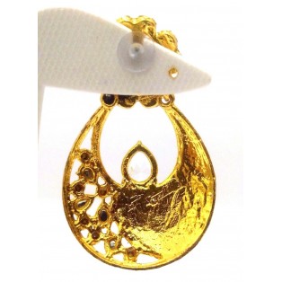 Gold Earring Jhumka Bali Jhumki Fashion Jewelry Boho Chic Drop Dangle Long E57